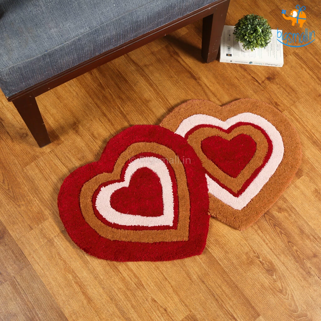 Rug Imitiyaz Double Heart Shaped Rug All Of It