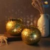 Indian Craft Vintage Gold Candle Holder