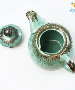 Fancy All Of It Rusty Turquoise Teapot And Cup