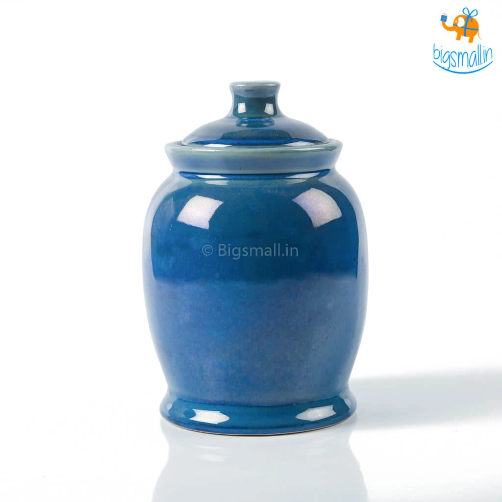 Fancy Handmade Ceramic Glazed Jar