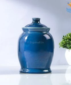 Fancy Handmade Ceramic Glazed Jar