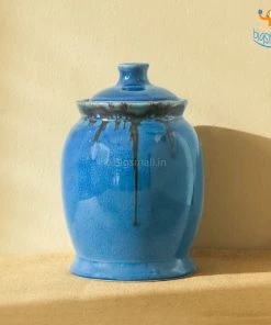 Fancy Handmade Ceramic Glazed Jar