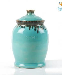 Fancy Handmade Ceramic Glazed Jar