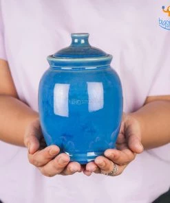 Fancy Handmade Ceramic Glazed Jar
