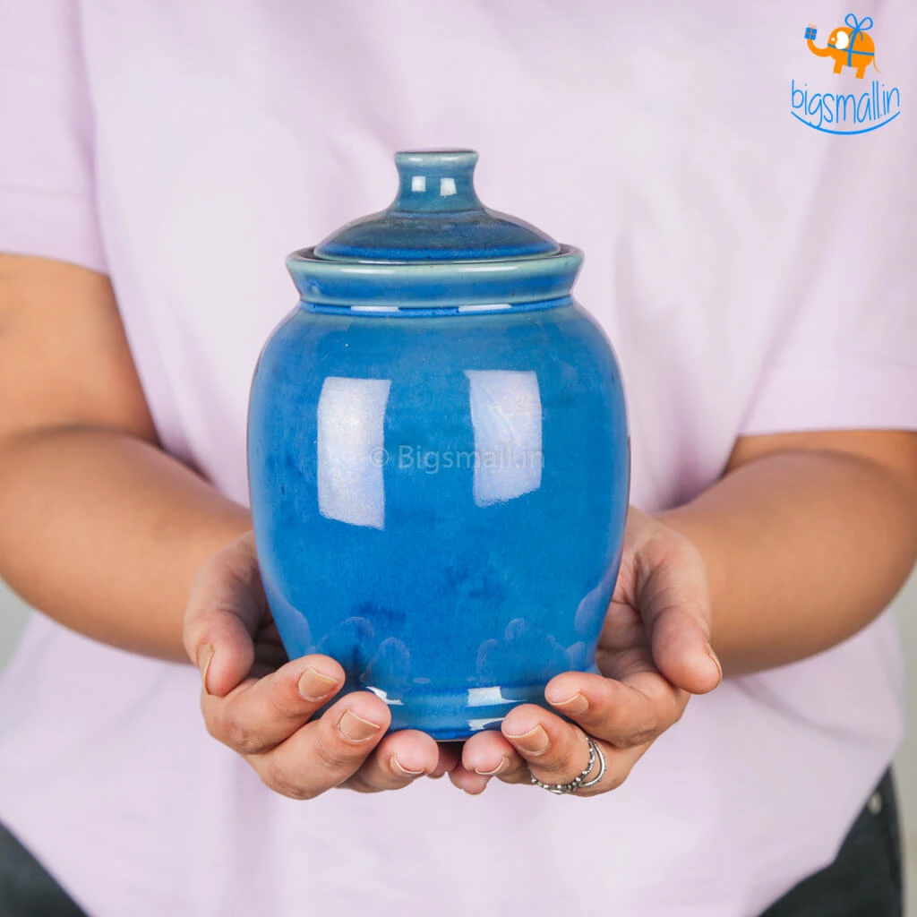 Fancy Handmade Ceramic Glazed Jar