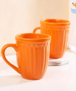 Fancy All Of It Orange Ceramic Mug