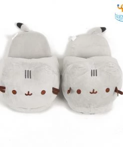 AmyLi Pusheen Cat Plush Slippers