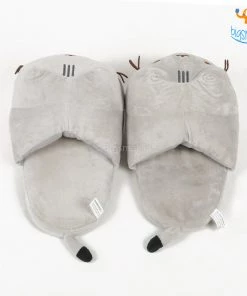 AmyLi Pusheen Cat Plush Slippers