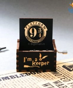 AmyLi All Of It Platform 9¾ Wooden Music Box