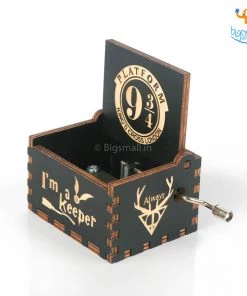 AmyLi All Of It Platform 9¾ Wooden Music Box