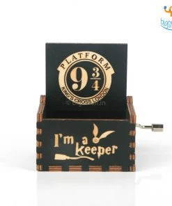 AmyLi All Of It Platform 9¾ Wooden Music Box