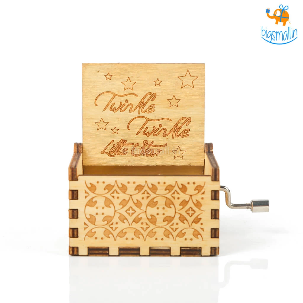 AmyLi Twinkle Twinkle Wooden Music Box All Of It