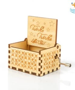 AmyLi Twinkle Twinkle Wooden Music Box All Of It