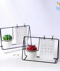 Big Daddy All Of It Nordic Photo Holder With Ceramic Planter