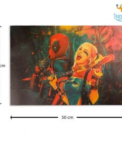 AmyLi Harley Quinn & Deadpool Poster