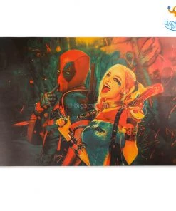 AmyLi Harley Quinn & Deadpool Poster
