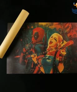 AmyLi Harley Quinn & Deadpool Poster