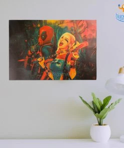 AmyLi Harley Quinn & Deadpool Poster