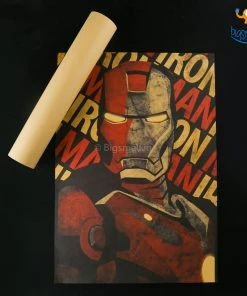 AmyLi Vintage Iron Man Poster