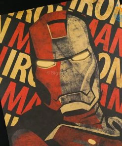 AmyLi Vintage Iron Man Poster