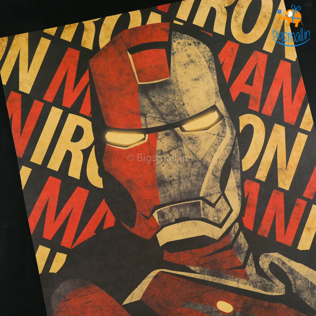 AmyLi Vintage Iron Man Poster