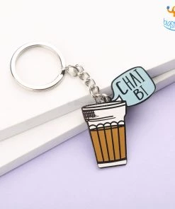 Bigsmall_piu ChaiBi Metallic Keychain