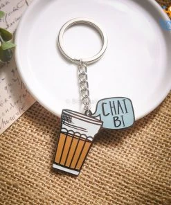 Bigsmall_piu ChaiBi Metallic Keychain