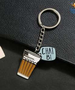Bigsmall_piu ChaiBi Metallic Keychain