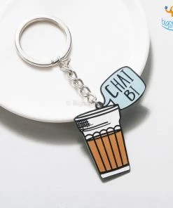 Bigsmall_piu ChaiBi Metallic Keychain