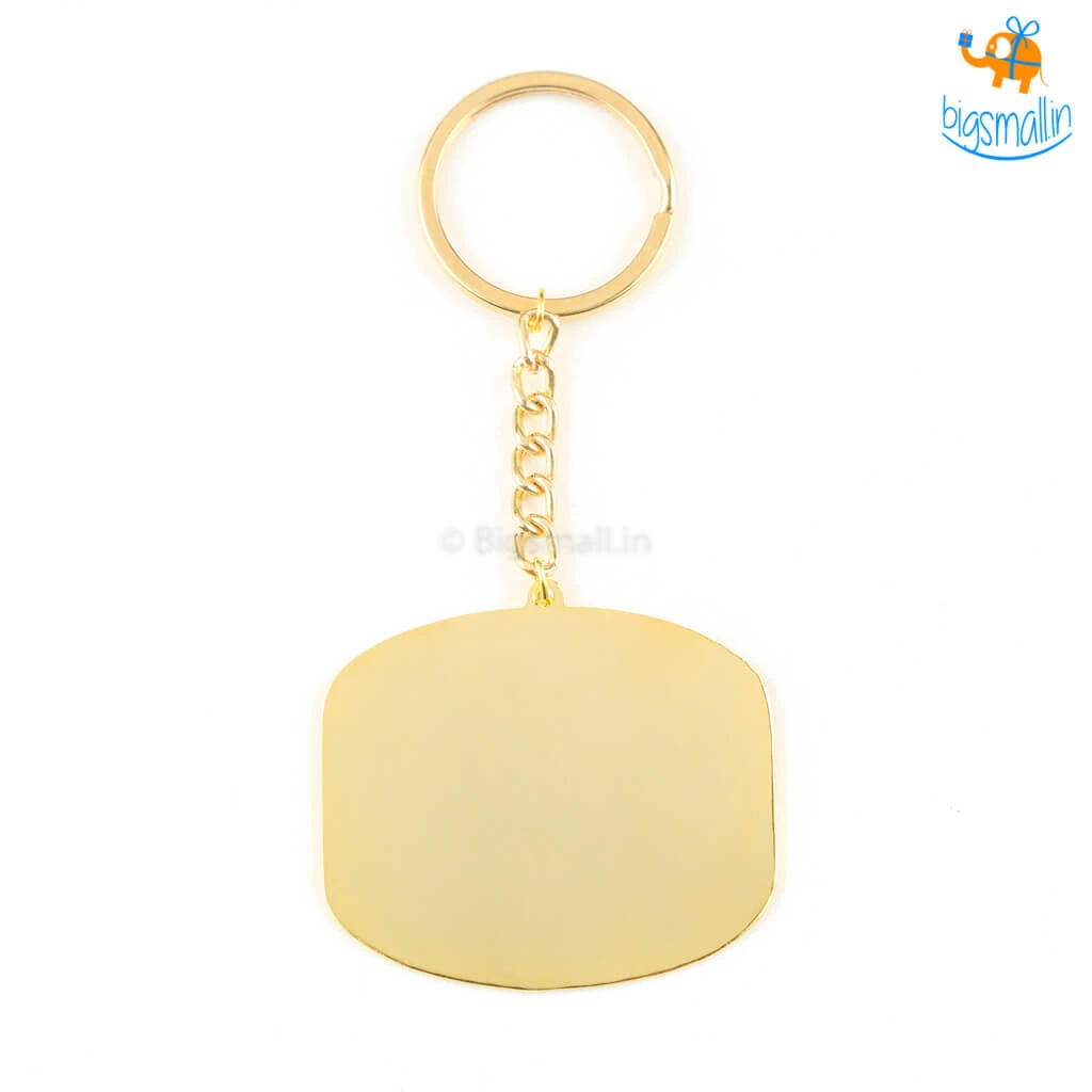 Bigsmall_piu All Of It Momo Lover Metallic Keychain