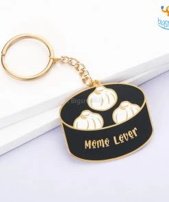 Bigsmall_piu All Of It Momo Lover Metallic Keychain