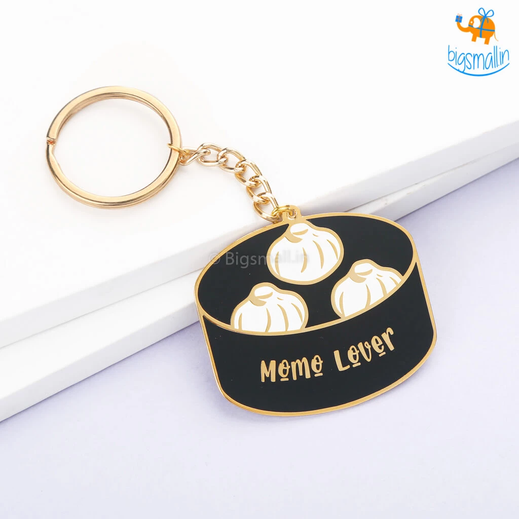 Bigsmall_piu All Of It Momo Lover Metallic Keychain