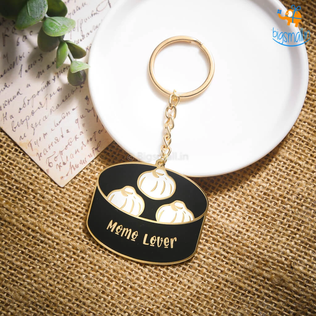 Bigsmall_piu All Of It Momo Lover Metallic Keychain