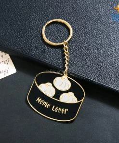 Bigsmall_piu All Of It Momo Lover Metallic Keychain