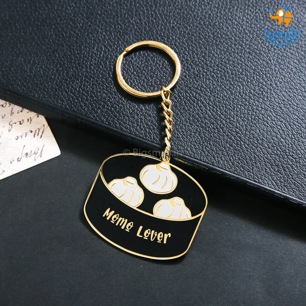 Bigsmall_piu All Of It Momo Lover Metallic Keychain