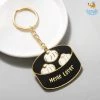 Bigsmall_piu All Of It Momo Lover Metallic Keychain