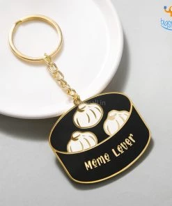 Bigsmall_piu All Of It Momo Lover Metallic Keychain