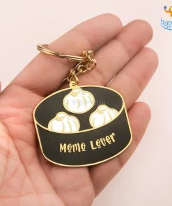 Bigsmall_piu All Of It Momo Lover Metallic Keychain