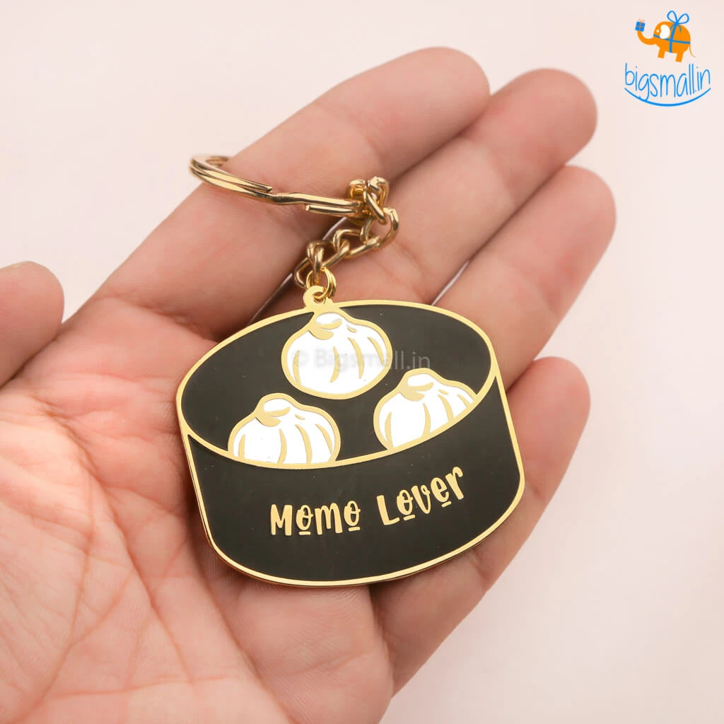 Bigsmall_piu All Of It Momo Lover Metallic Keychain