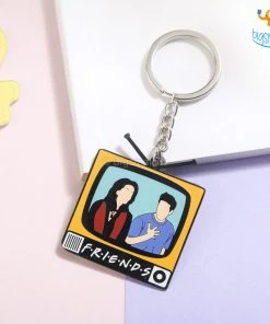 Bigsmall_piu Friends Metallic Keychain