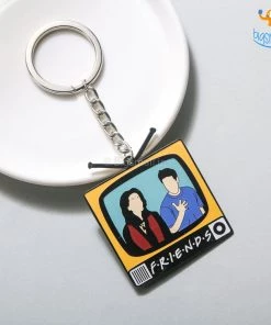 Bigsmall_piu Friends Metallic Keychain