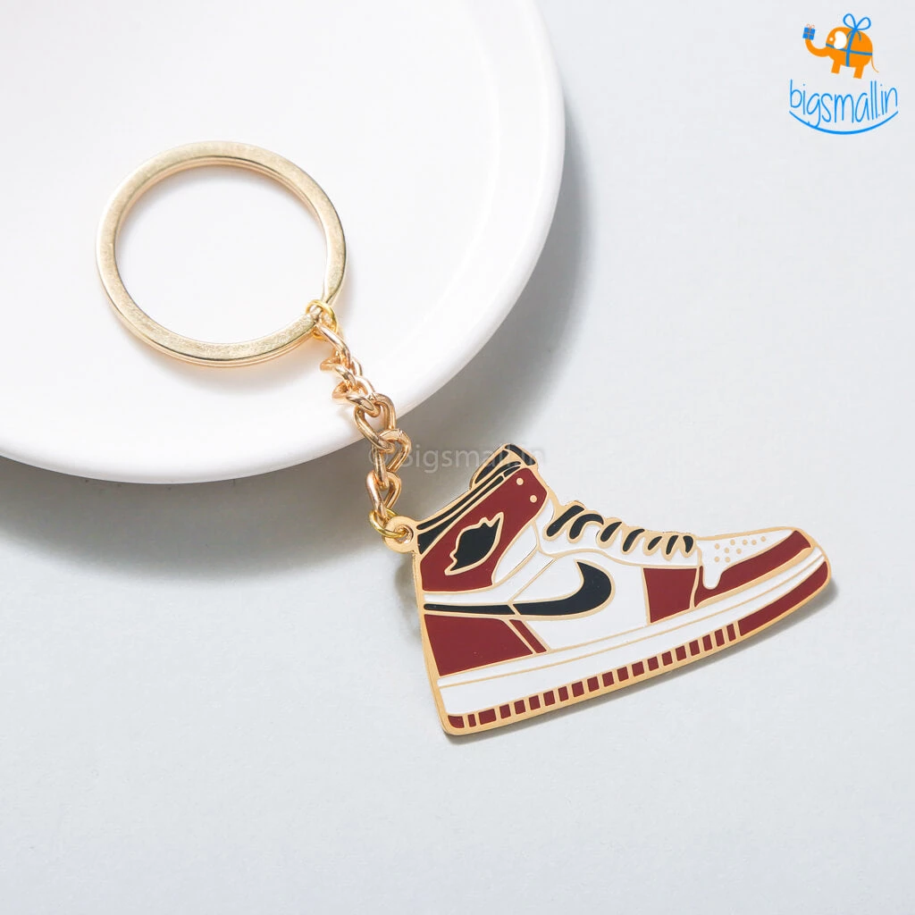 Bigsmall_piu Sneakers Lover Metallic Keychain