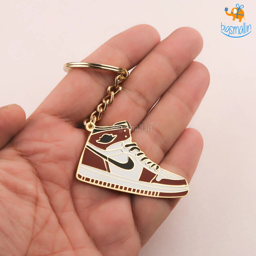 Bigsmall_piu Sneakers Lover Metallic Keychain