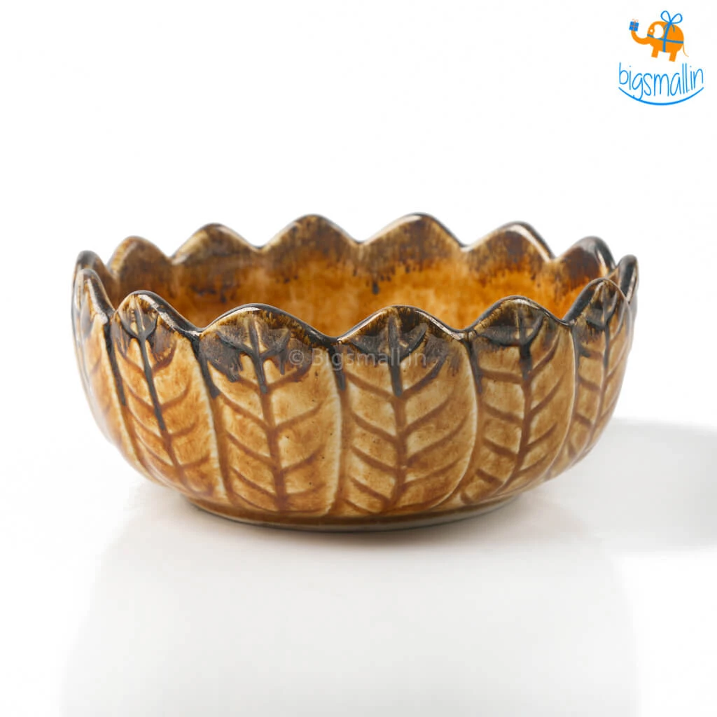 Fancy Handmade Sunflower Ceramic Snack Bowl All Of It