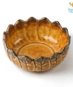 Fancy Handmade Sunflower Ceramic Snack Bowl All Of It