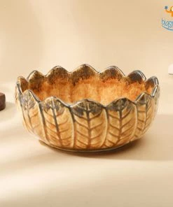 Fancy Handmade Sunflower Ceramic Snack Bowl All Of It