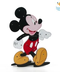 VinnyC Mickey Mouse Wooden LED Lamp All Of It