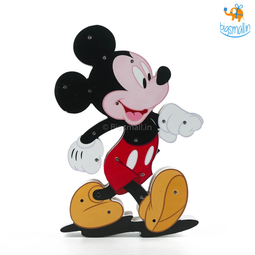 VinnyC Mickey Mouse Wooden LED Lamp All Of It