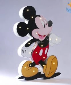 VinnyC Mickey Mouse Wooden LED Lamp All Of It