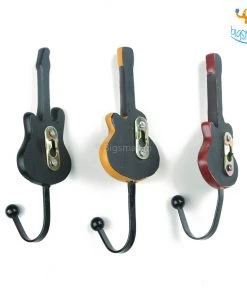 Vinny Y Guitar Shaped Wall Hooks - Set Of 3